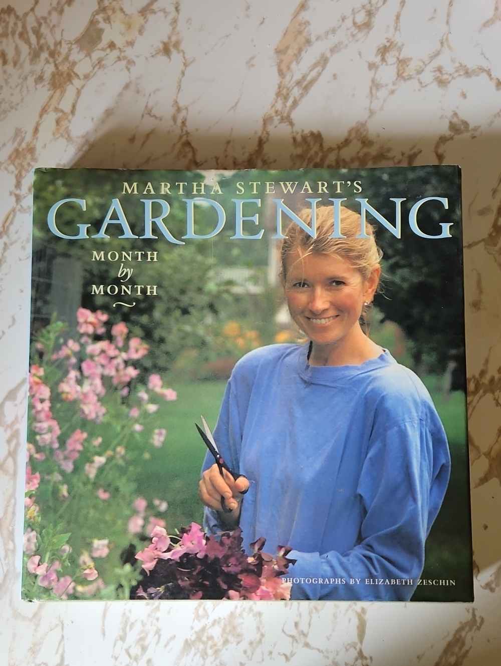 Martha Stewart Blue-Cover Gardening Month by Month